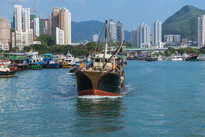 Fishing vessel in aberdeen