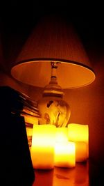Lamp post at night