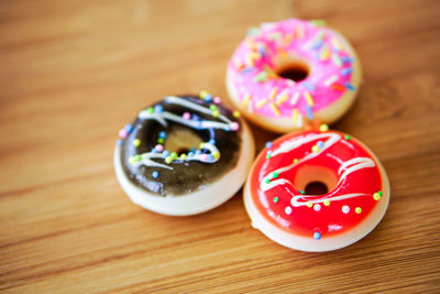 Close-up of dessert on table