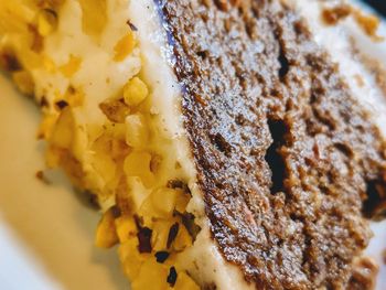 Close-up of bread in plate