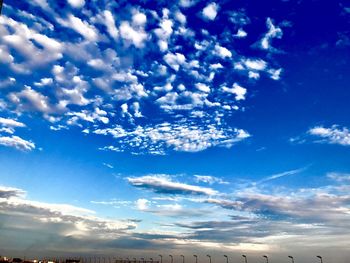 Low angle view of clouds in sky