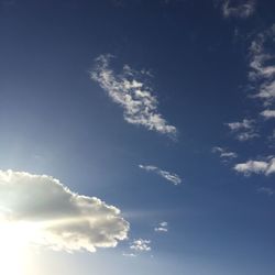 Low angle view of sky