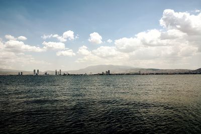 Scenic view of river against sky