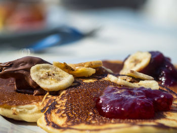 Close-up of pancake