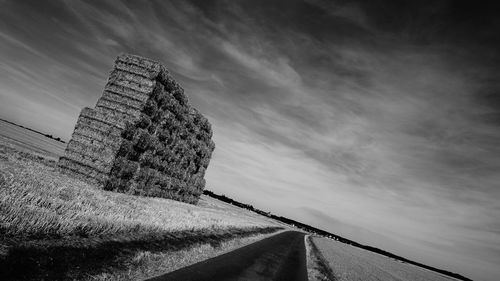 Low angle view of building against sky