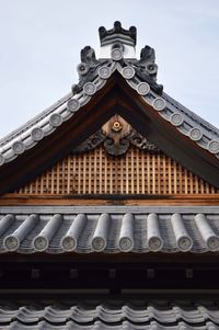 Low angle view of temple against sky