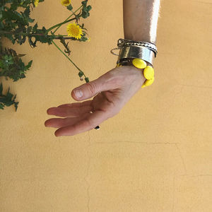 Cropped hand of person holding plant