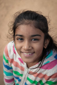 Portrait of smiling girl