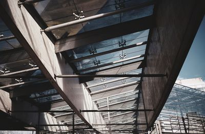 Low angle view of modern building