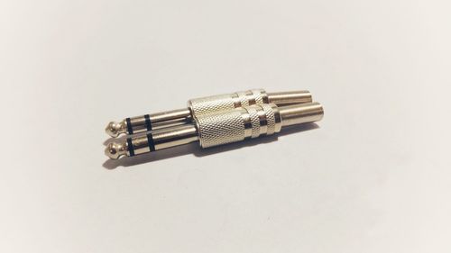 Close up of pen against white background