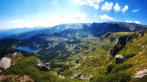 Panoramic view of landscape against sky