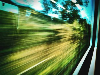 Blurred motion of blurred motion of blurred lights