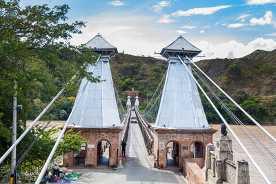 Bridge of the west a a suspension bridge declared colombian national monument built in 1887