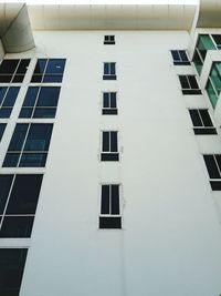 Low angle view of white building