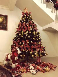 Christmas tree at home