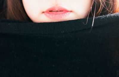 Close-up of young woman