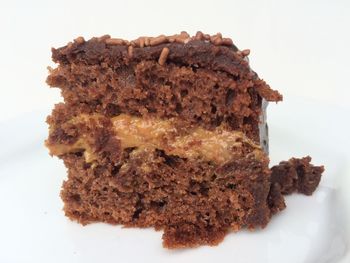 Close-up of chocolate cake