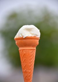 Close-up of ice cream