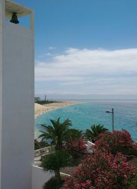 Scenic view of calm sea against sky