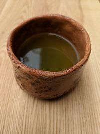 Close-up of tea on table