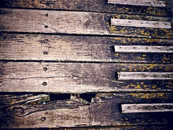 Full frame shot of wooden surface