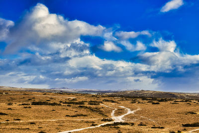 Scenic view of landscape against sky