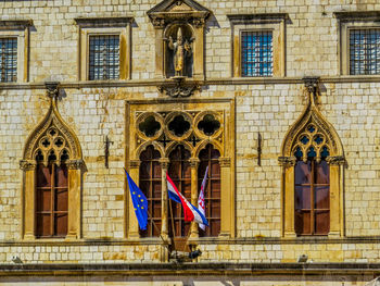 Low angle view of old building