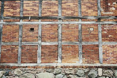 Full frame shot of brick wall