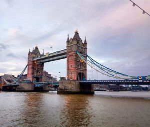 View of bridge over river