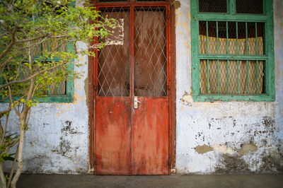 Interior of abandoned house