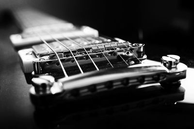 Close-up of guitar