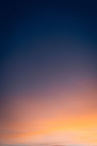 Low angle view of sky during sunset