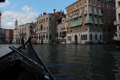 Buildings in city against sky