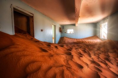 Interior of a desert