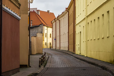 Street amidst buildings in city