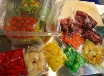 Close-up of fruits in container