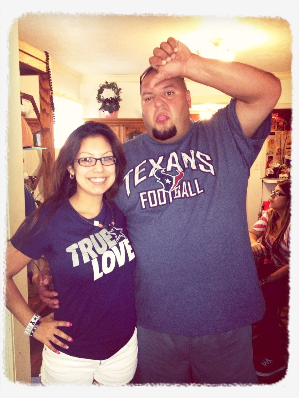 Daddy daughter picture #Cowboys #Texans