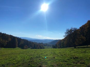 Scenic view of landscape against sky