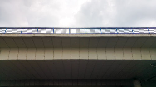 Low angle view of bridge against sky