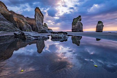 Sky reflections at the 3 sisters