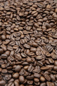 Full frame shot of coffee beans