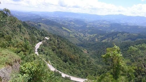 Scenic view of mountains