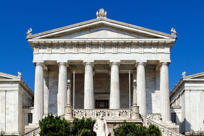 Low angle view of historical building against sky