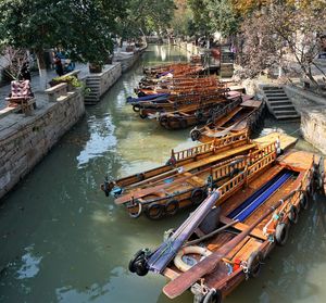 Boats in suzhou canal