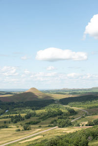 Scenic view of landscape against sky