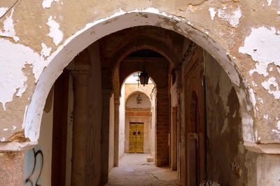 Entrance of historic building