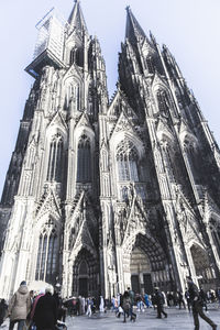 Low angle view of cathedral against sky