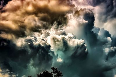 Low angle view of clouds in sky
