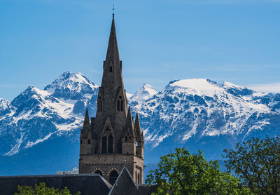 Low angle view of cathedral against sky