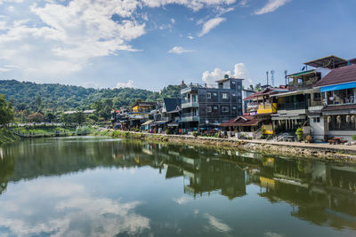 Amazing beautiful village at pilok, thong pha phum, kanchanaburi, thailand